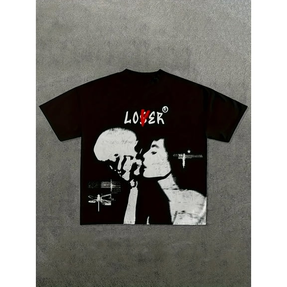 Women's Halloween Shirt Skeleton Woman Graphic T-Shirts Short Sleeve Loose Tee Tops