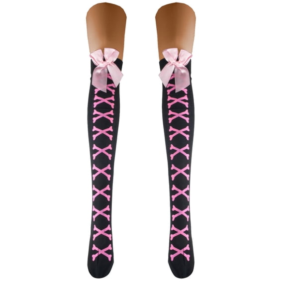 Women's Halloween Socks Festival Skeleton Socks Head Socks Ball Party Funny Silk Socks