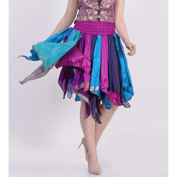 Women's Halloween Theme Party Tribal Pixie Cut style skirts 5pcs Assorted Lot