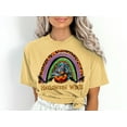thumbnail image 1 of Women's Halloween Wibes Rainbow T-Shirt, 1 of 10