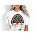 thumbnail image 1 of Women's Halloween Wibes Rainbow T-Shirt, 1 of 11