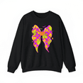 thumbnail image 1 of Women's Halloween purple bow pumpkin ghost pattern, round-neck long-sleeved cotton Fashion black S-3XL, 1 of 6