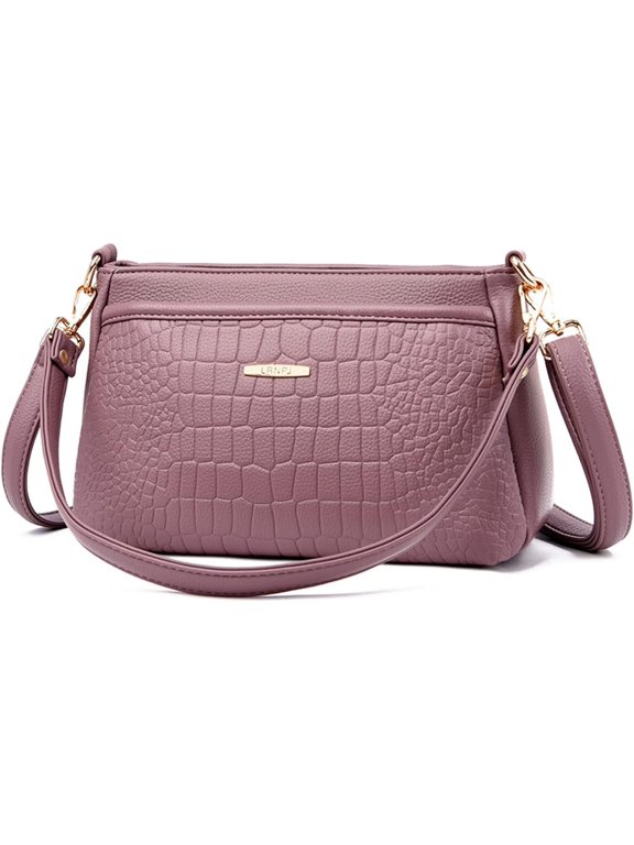 Women's Handbag Crocodile pattern PU Leather Vintage Shoulder Bags Hobo Wallet Crossbody Bag