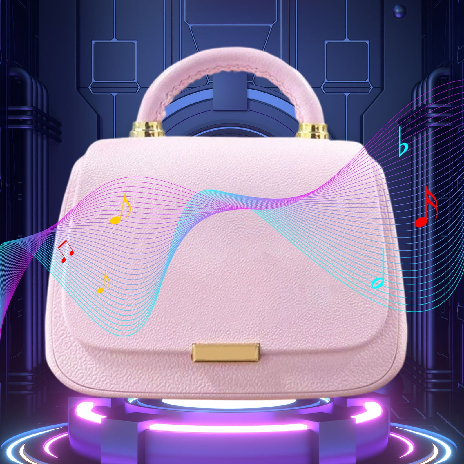 Women's Handbag Model Wireless Mini Earbuds,Compact Bluetooth Earphones with Long Battery Life, Ideal for Small Ear Canals, Stylish Design for Music and Calls, Idea