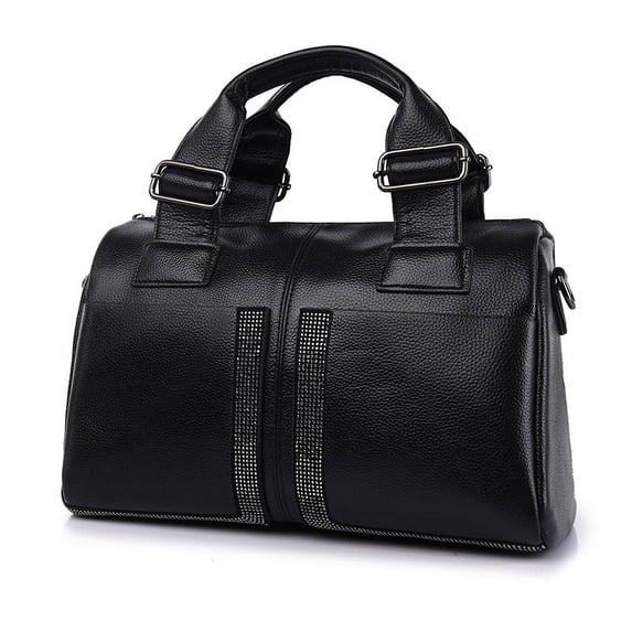 Women's Handbag Simple Soft Leather Shoulder Bag Fashionable Tote Bag Cross Bag Business Bag Briefcase for Women