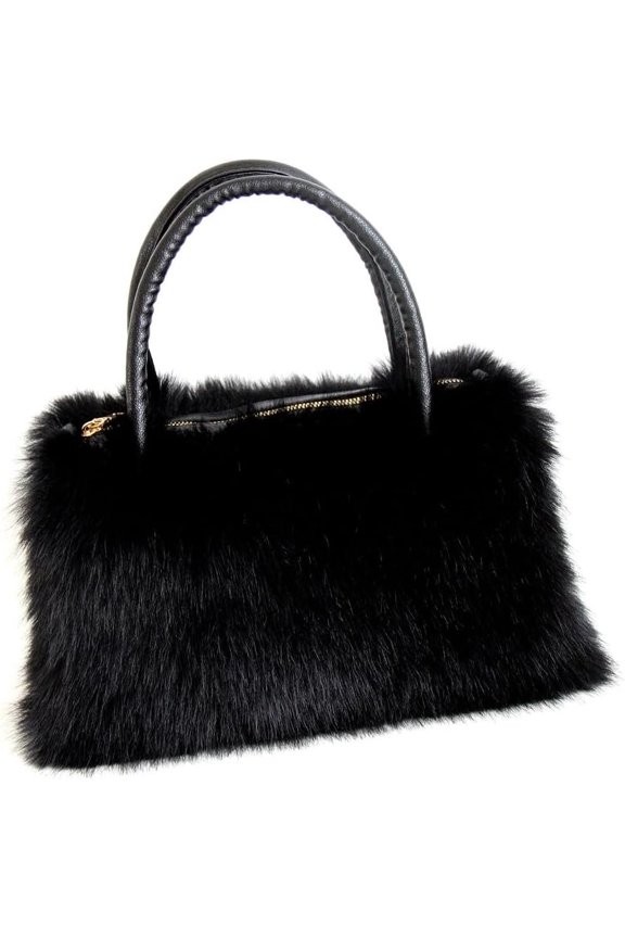 Women's Handbags Furry Fuzzy Faux Tote Bag Satchel Handles Handbag