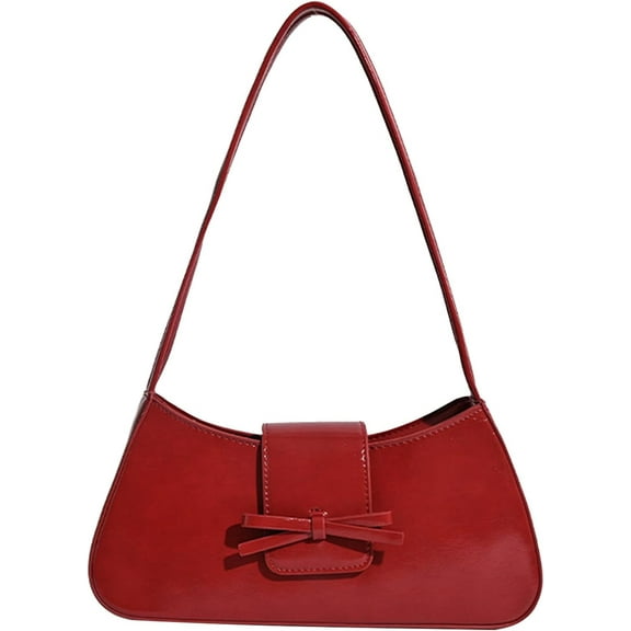 Women's Handbags, Hobo Handbags Trendy Y2K Handbags Patent Leather Clutch Cute Bow Purse