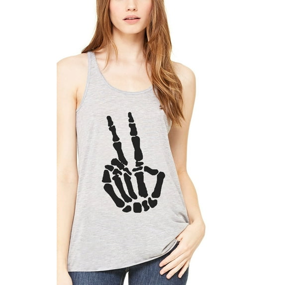 Women's Handbones Printed Flowy Racerback Tank Top