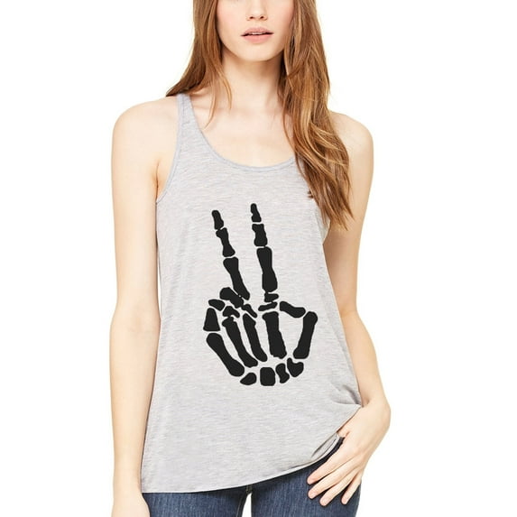Women's Handbones Printed Flowy Racerback Tank Top