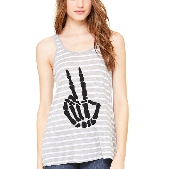 Women's Handbones Printed Flowy Racerback Tank Top