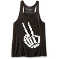 thumbnail image 1 of Women's Handbones Printed Flowy Racerback Tank Top, 1 of 2