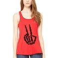 thumbnail image 1 of Women's Handbones Printed Flowy Racerback Tank Top, 1 of 1