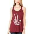 thumbnail image 1 of Women's Handbones Printed Flowy Racerback Tank Top, 1 of 1