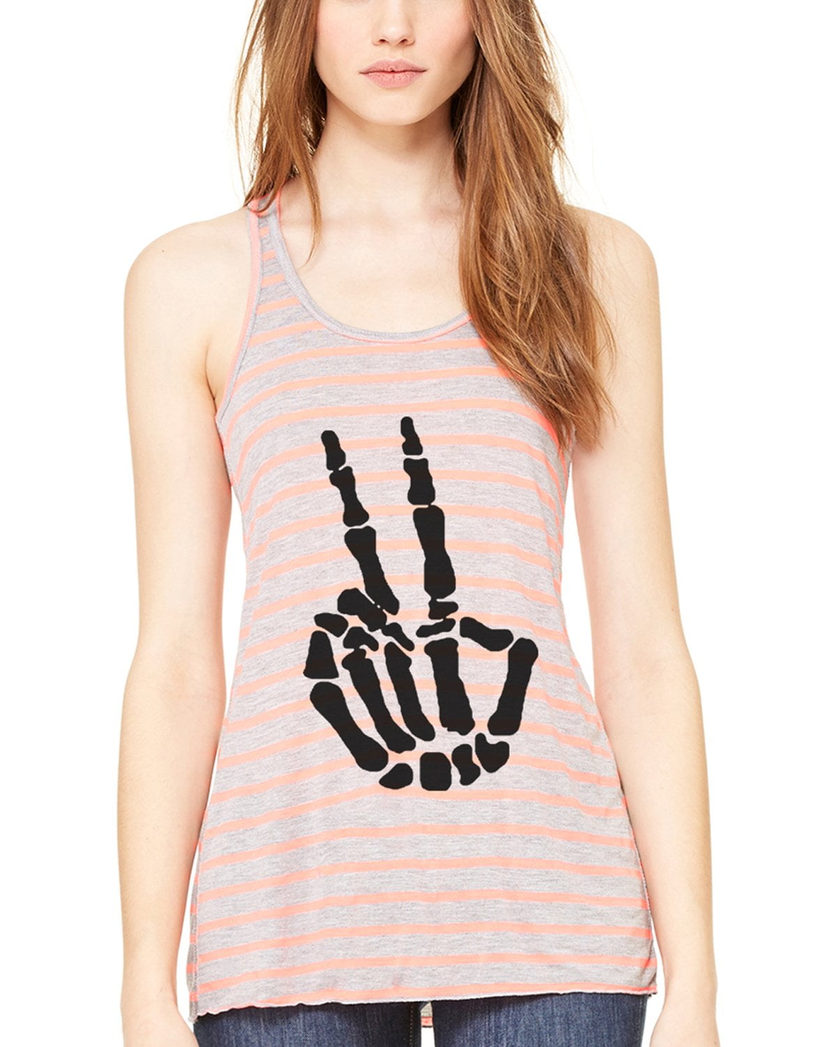 Women's Handbones Printed Flowy Racerback Tank Top
