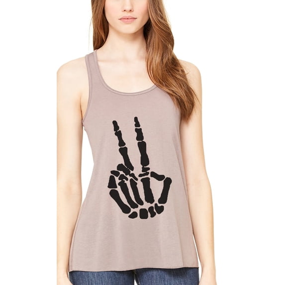 Women's Handbones Printed Flowy Racerback Tank Top