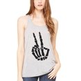 thumbnail image 1 of Women's Handbones Printed Flowy Racerback Tank Top, 1 of 1