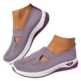 thumbnail image 1 of Women's Hands Free Slip On Orthopedic Sneakers Breathable Diabetic Foam Walking Arch Support, 1 of 7