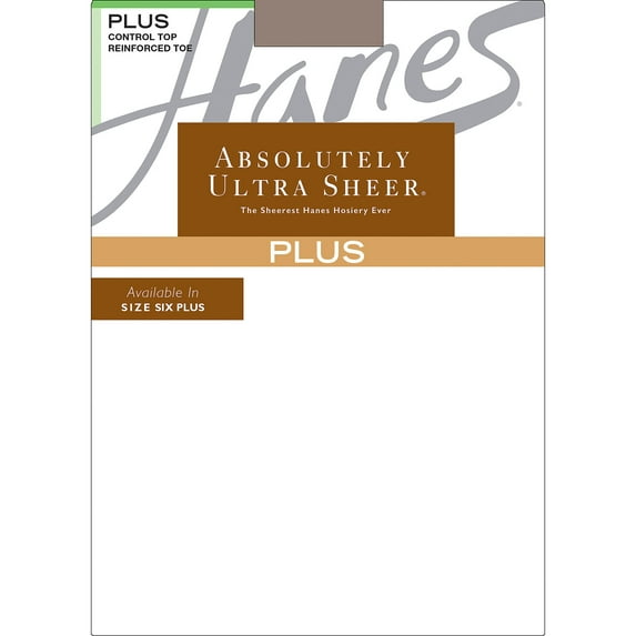 Women's Hanes 00P30 Absolutely Ultra Sheer Plus Control Top Pantyhose