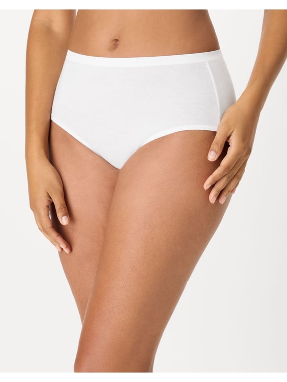 Ultimate Women's Brief 6-Pack Breathable Underwear High Rise Waist Cool Comfort Tagless