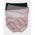 thumbnail image 1 of Hanes Ultimate Women’s Hipster Underwear 5-Pack ComfortSoft Wicking Soft Stretchy, 1 of 9