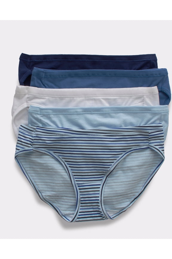 Ultimate Bikini Underwear 5-Pack ComfortSoft Women's Soft Stretchy ComfortSoft Tagless