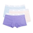 thumbnail image 1 of Women's Hanes 45UOBB Cotton Blend Boxer Brief Panty - 3 Pack (Lilac/Buff/Lavender XL), 1 of 1