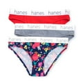 thumbnail image 1 of Women's Hanes 45UOBK Cotton Blend Bikini Panty - 3 Pack (Red Stone XL), 1 of 1
