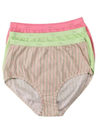 Hanes Women's Cotton Brief Underwear, 10-Pack, Sizes 6 (M) - 10