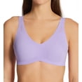 thumbnail image 1 of Women's Hanes DHHU42 Ultra-Light Comfort V-Neck Wireless Bra (Sweetened Lilac XL), 1 of 4