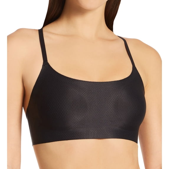 Women's Hanes DHHU43 Ultra Light Comfort Racerback Bra (Black L)