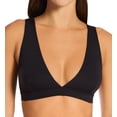 thumbnail image 1 of Women's Hanes DHY203 Authentic Triangle Pullover Bralette (Black M (D/DD)), 1 of 1