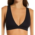 thumbnail image 1 of Women's Hanes DHY203 Authentic Triangle Pullover Bralette (Black S), 1 of 1