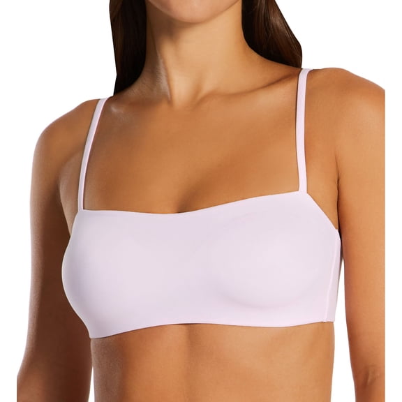 Women's Hanes DHY205 Authentic Bandeau Contour Bralette (Lilac Meringue L (D/DD))