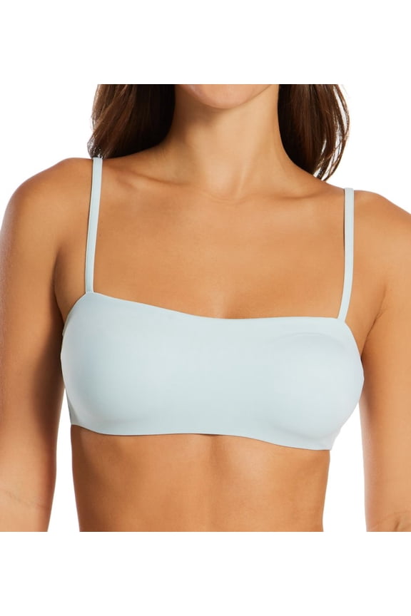 Women's Hanes DHY205 Authentic Bandeau Contour Bralette (Soft Celadon XL (D/DD))