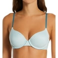 thumbnail image 1 of Women's Hanes DHY206 Authentic Lightly Lined T-Shirt Underwire Bra (Soft Celadon Oceanstrm 34A), 1 of 1