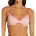 thumbnail image 1 of Women's Hanes DHY208 Authentic Unlined Underwire Bra (Pink Gleam Fuschia 32A), 1 of 1