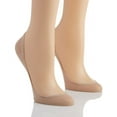 thumbnail image 1 of Women's Hanes HST001 X-Low Microfiber Foot Covers - 2 Pack (Nude M/L), 1 of 2
