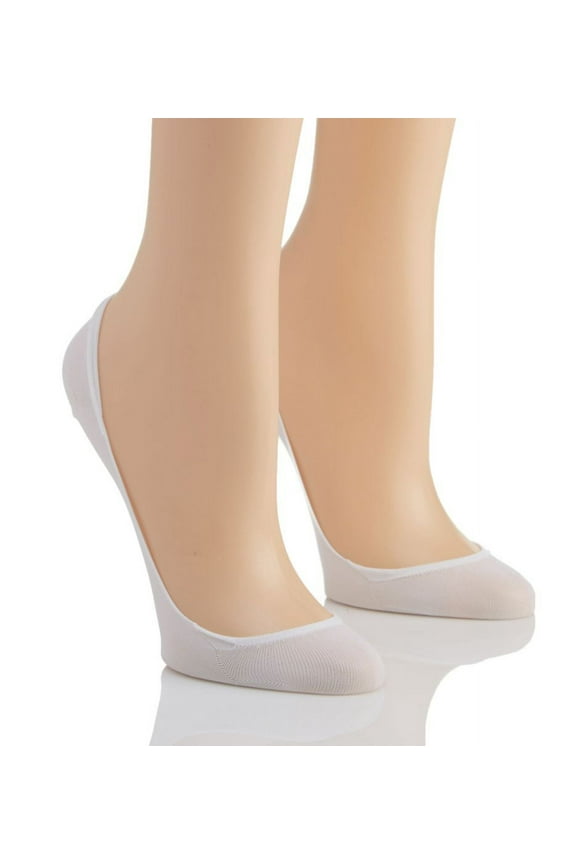 Women's Hanes HST001 X-Low Microfiber Foot Covers - 2 Pack
