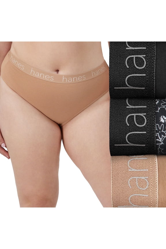 Women's Hanes® Originals Ultimate 3-pack Stretch Cotton Hi-Leg Set - 45UOHL