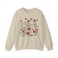 thumbnail image 1 of Women's Happy Valentine's Day Sweatshirt, Cat Dog Lover Sweatshirt, 1 of 5