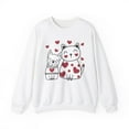 thumbnail image 1 of Women's Happy Valentine's Day Sweatshirt, Cat Dog Lover Sweatshirt, 1 of 5