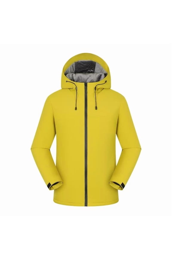 Women's Hardshell Jacket, Thin Breathable Outdoor Sports Jacket with Full Zipper, Hood, and Thumb Holes, Ideal for Hiking, Running, Yoga, and Everyday Use