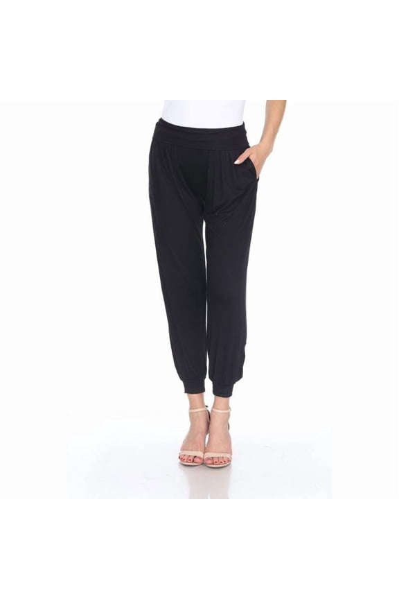 Women's Harem Pants by Whitemark Black XL