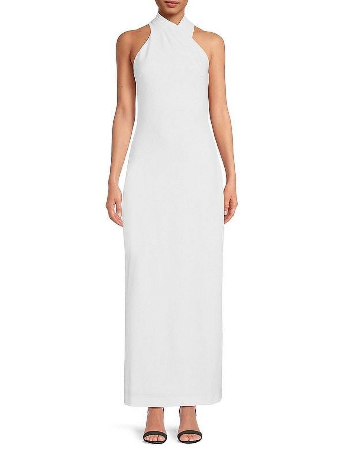 harland halter dress RACHEL Rachel Roy womens Harland Maxi Dress, l, White