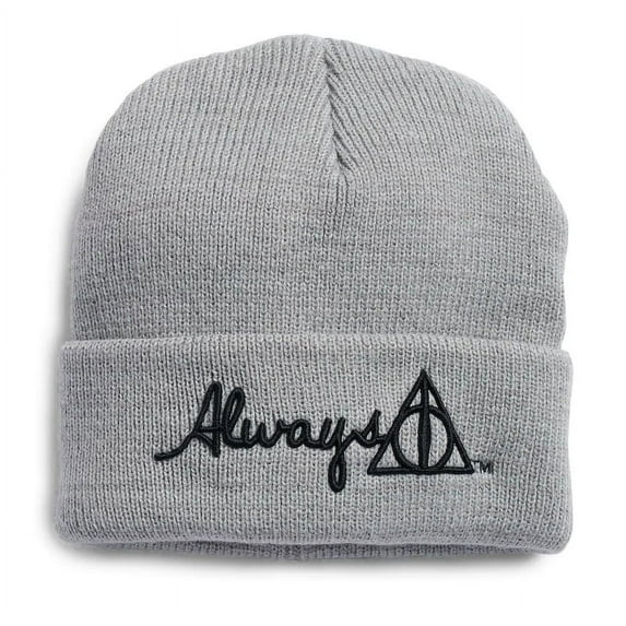 Women's Harry Potter Always Deathly Hallows Knit Beanie