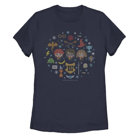 Women's Harry Potter Chibi Friends  Graphic T-Shirt