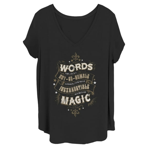 Women's Harry Potter Dumbledore Humble Wisdom Graphic T-Shirt