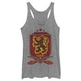 thumbnail image 1 of Women's Harry Potter Gryffindor House Shield  Racerback Tank Top Gray Heather 2X Large, 1 of 3