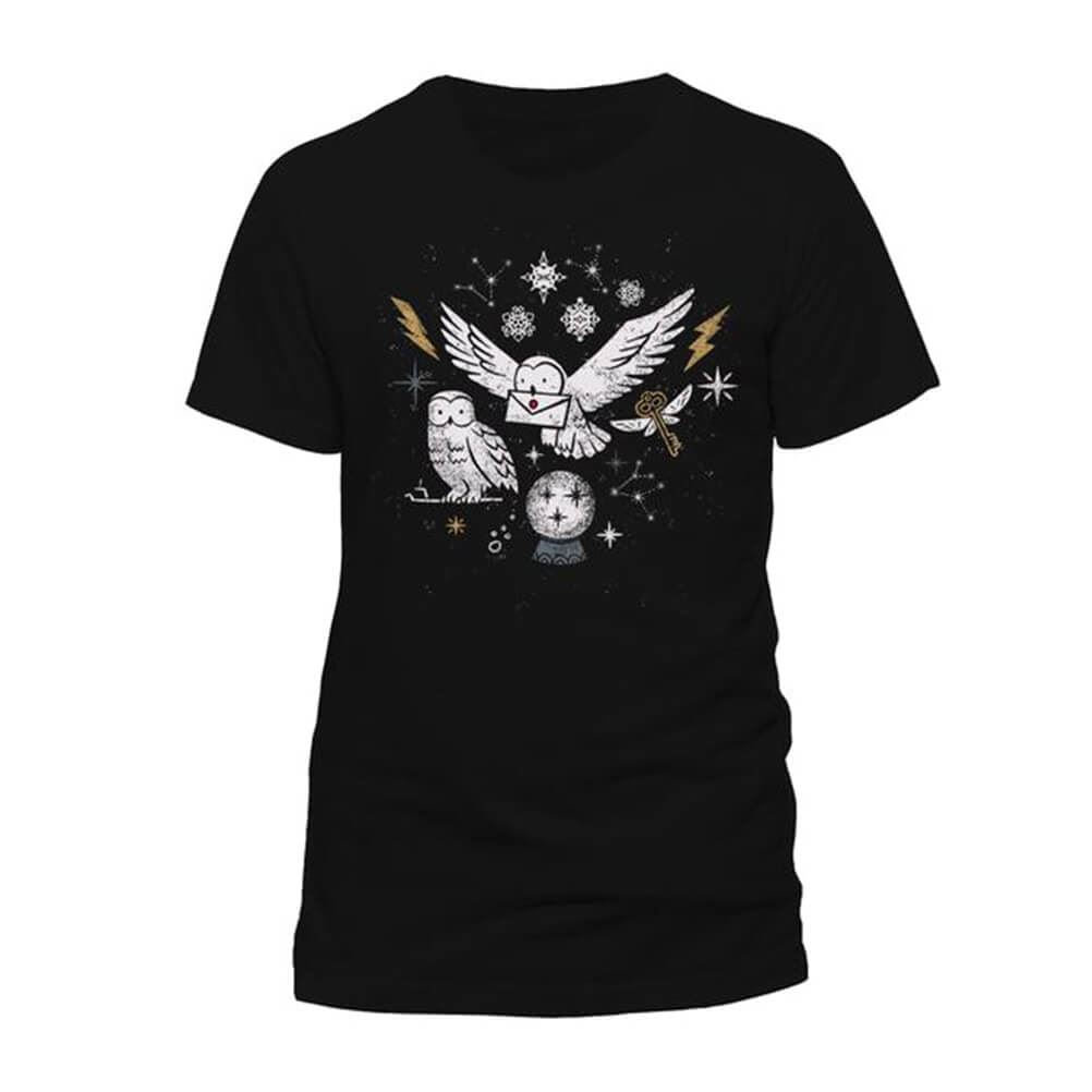 Harry Potter Hedwig Magical Xmas Unisex T-Shirt Adult Harry Potter Hedwig Magical Xmas Unisex T-Shirt Adult
