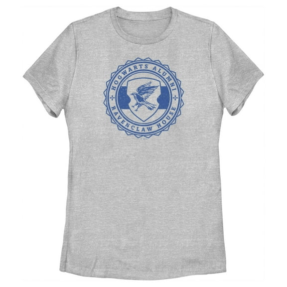 Women's Harry Potter Hogwarts Alumni Ravenclaw House  Graphic Tee Athletic Heather Small